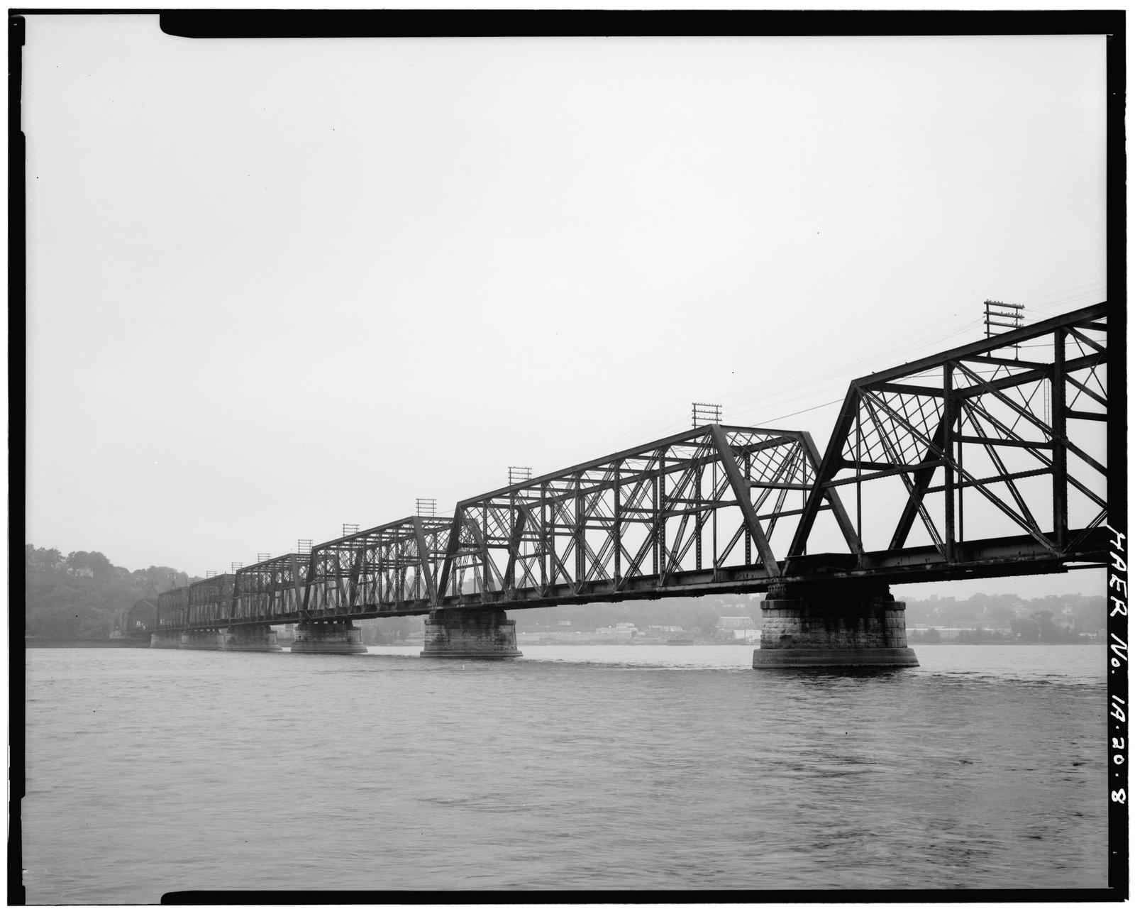 Overview from southeast quadrant, previous bridge